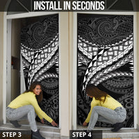 Hawaii Lauhala Tattoo Door Cover Hawaiian Hala Leaf Weaving