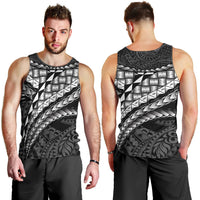 Hawaii Lauhala Tattoo Men Tank Top Hawaiian Hala Leaf Weaving
