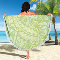 Baby Green Gradient Polynesia Beach Blanket Hawaiian Tribal Hammerhead Shark Tattoo LT14 - Polynesian Pride