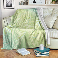 Baby Green Gradient Polynesia Blanket Hawaiian Tribal Hammerhead Shark Tattoo LT14 Baby Green - Polynesian Pride