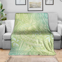 Baby Green Gradient Polynesia Blanket Hawaiian Tribal Hammerhead Shark Tattoo LT14 - Polynesian Pride
