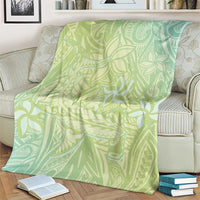 Baby Green Gradient Polynesia Blanket Hawaiian Tribal Hammerhead Shark Tattoo LT14 - Polynesian Pride