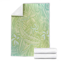 Baby Green Gradient Polynesia Blanket Hawaiian Tribal Hammerhead Shark Tattoo LT14 - Polynesian Pride