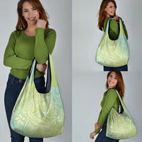 Baby Green Gradient Polynesia Grocery Bag Hawaiian Tribal Hammerhead Shark Tattoo LT14 - Polynesian Pride