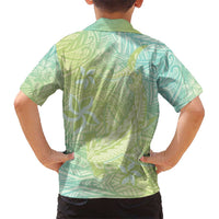 Baby Green Gradient Polynesia Hawaiian Shirt Hawaiian Tribal Hammerhead Shark Tattoo LT14 - Polynesian Pride