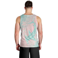 Baby Pink Gradient Polynesia Men Tank Top Hawaiian Tribal Hammerhead Shark Tattoo LT14 - Polynesian Pride