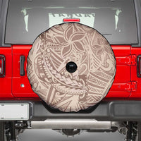 Pastel Brown Polynesia Spare Tire Cover Hawaiian Tribal Hammerhead Shark Tattoo LT14 - Polynesian Pride