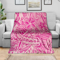 Beige Gradient Polynesia Blanket Hawaiian Tribal Hammerhead Shark Tattoo LT14 - Polynesian Pride
