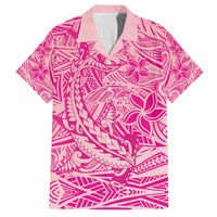 Beige Gradient Polynesia Family Matching Puletasi and Hawaiian Shirt Hawaiian Tribal Hammerhead Shark Tattoo LT14 Dad's Shirt - Short Sleeve Beige - Polynesian Pride