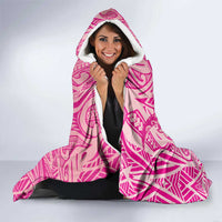 Beige Gradient Polynesia Hooded Blanket Hawaiian Tribal Hammerhead Shark Tattoo LT14 - Polynesian Pride