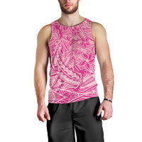 Beige Gradient Polynesia Men Tank Top Hawaiian Tribal Hammerhead Shark Tattoo LT14 - Polynesian Pride