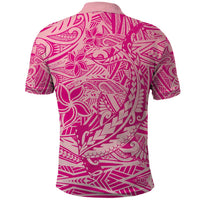 Beige Gradient Polynesia Polo Shirt - Hawaiian Tribal Hammerhead Shark Tattoo LT14 - Polynesian Pride
