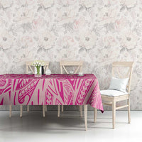 Beige Gradient Polynesia Tablecloth Hawaiian Tribal Hammerhead Shark Tattoo LT14 - Polynesian Pride