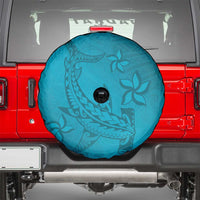 Dark Cyan Gradient Polynesia Spare Tire Cover Hawaiian Tribal Hammerhead Shark Tattoo LT14 - Polynesian Pride
