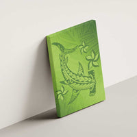 Green Gradient Polynesia Canvas Wall Art Hawaiian Tribal Hammerhead Shark Tattoo LT14 - Polynesian Pride