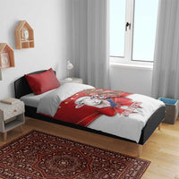 Personalized New Zealand Sheep Christmas Bedding Set Hipi Meri Kirihimete Silver Fern Xmas Tree - Polynesian Pride