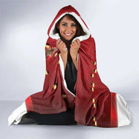 Personalized New Zealand Sheep Christmas Hooded Blanket Hipi Meri Kirihimete Silver Fern Xmas Tree - Polynesian Pride