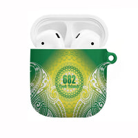 Cook Islands 682 AirPods Case Kuki 'Airani Area Code Proud LT14 Green - Polynesian Pride