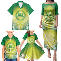 Cook Islands 682 Family Matching Puletasi and Hawaiian Shirt Kuki 'Airani Area Code Proud LT14 - Polynesian Pride
