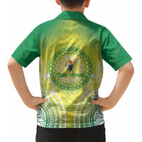 Cook Islands 682 Kid Hawaiian Shirt Kuki 'Airani Area Code Proud LT14 - Polynesian Pride