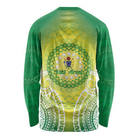 Cook Islands 682 Long Sleeve Shirt Kuki 'Airani Area Code Proud LT14 - Polynesian Pride