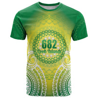 Cook Islands 682 T Shirt Kuki 'Airani Area Code Proud LT14 Green - Polynesian Pride