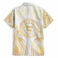 Cook Islands Gospel Day Hawaiian Shirt Happy Nuku Day Tiare Maori Gold LT14 - Polynesian Pride