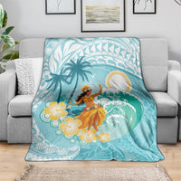 Ura Cook Islands Blanket Kuki 'Airani Traditional Dance Tropical Vibes LT14 - Polynesian Pride