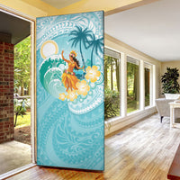 Ura Cook Islands Door Cover Kuki 'Airani Traditional Dance Tropical Vibes LT14 - Polynesian Pride