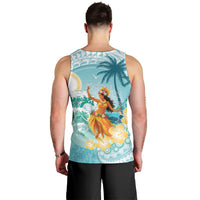 Ura Cook Islands Men Tank Top Kuki 'Airani Traditional Dance Tropical Vibes LT14 - Polynesian Pride