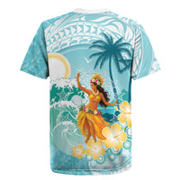Ura Cook Islands Rugby Jersey Kuki 'Airani Traditional Dance Tropical Vibes LT14 - Polynesian Pride