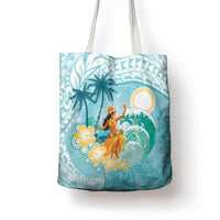Ura Cook Islands Tote Bag Kuki 'Airani Traditional Dance Tropical Vibes LT14 - Polynesian Pride
