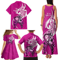 polynesia-breast-cancer-awareness-family-matching-tank-maxi-dress-and-hawaiian-shirt-think-pink-polynesian-ribbon-white-version