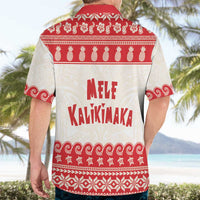 Red Mele Kalikimaka Hawaii Hawaiian Shirt Funny Ho Ho Ho Santa Shaka LT14 - Polynesian Pride