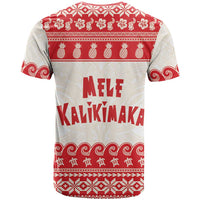 Red Mele Kalikimaka Hawaii T Shirt Funny Ho Ho Ho Santa Shaka LT14 - Polynesian Pride