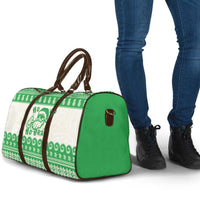 Green Mele Kalikimaka Hawaii Travel Bag Funny Ho Ho Ho Santa Shaka LT14 - Polynesian Pride