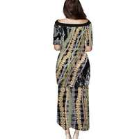 Black Palaka Hawaii Leis Puletasi Hawaiian-plaid Elegant Tropical Vibes - Polynesian Pride