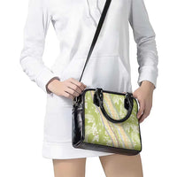 Green Palaka Hawaii Leis Shoulder Handbag Hawaiian-plaid Elegant Tropical Vibes LT14 - Polynesian Pride