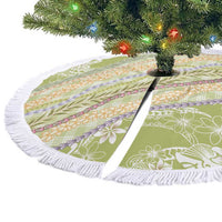 Green Palaka Hawaii Leis Tree Skirt Hawaiian-plaid Elegant Tropical Vibes LT14 - Polynesian Pride