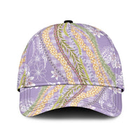 Purple Palaka Hawaii Leis Classic Cap Hawaiian-plaid Elegant Tropical Vibes LT14 Universal Fit Purple - Polynesian Pride