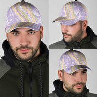 Purple Palaka Hawaii Leis Classic Cap Hawaiian-plaid Elegant Tropical Vibes LT14 - Polynesian Pride