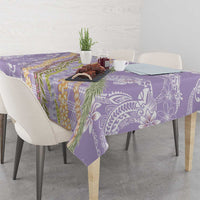 Purple Palaka Hawaii Leis Tablecloth Hawaiian-plaid Elegant Tropical Vibes LT14 - Polynesian Pride
