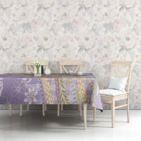 Purple Palaka Hawaii Leis Tablecloth Hawaiian-plaid Elegant Tropical Vibes LT14 - Polynesian Pride