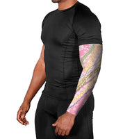 Pink Palaka Hawaii Leis Arm Sleeves Hawaiian-plaid Elegant Tropical Vibes LT14 - Polynesian Pride