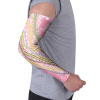 Pink Palaka Hawaii Leis Arm Sleeves Hawaiian-plaid Elegant Tropical Vibes LT14 - Polynesian Pride
