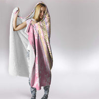 Pink Palaka Hawaii Leis Hooded Blanket Hawaiian-plaid Elegant Tropical Vibes LT14 - Polynesian Pride