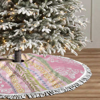 Pink Palaka Hawaii Leis Tree Skirt Hawaiian-plaid Elegant Tropical Vibes LT14 - Polynesian Pride