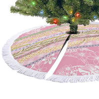 Pink Palaka Hawaii Leis Tree Skirt Hawaiian-plaid Elegant Tropical Vibes LT14 - Polynesian Pride