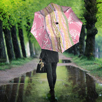 Pink Palaka Hawaii Leis Umbrella Hawaiian-plaid Elegant Tropical Vibes LT14 - Polynesian Pride