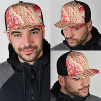 Red Palaka Hawaii Leis Mesh Trucker Cap Hawaiian-plaid Elegant Tropical Vibes LT14 - Polynesian Pride